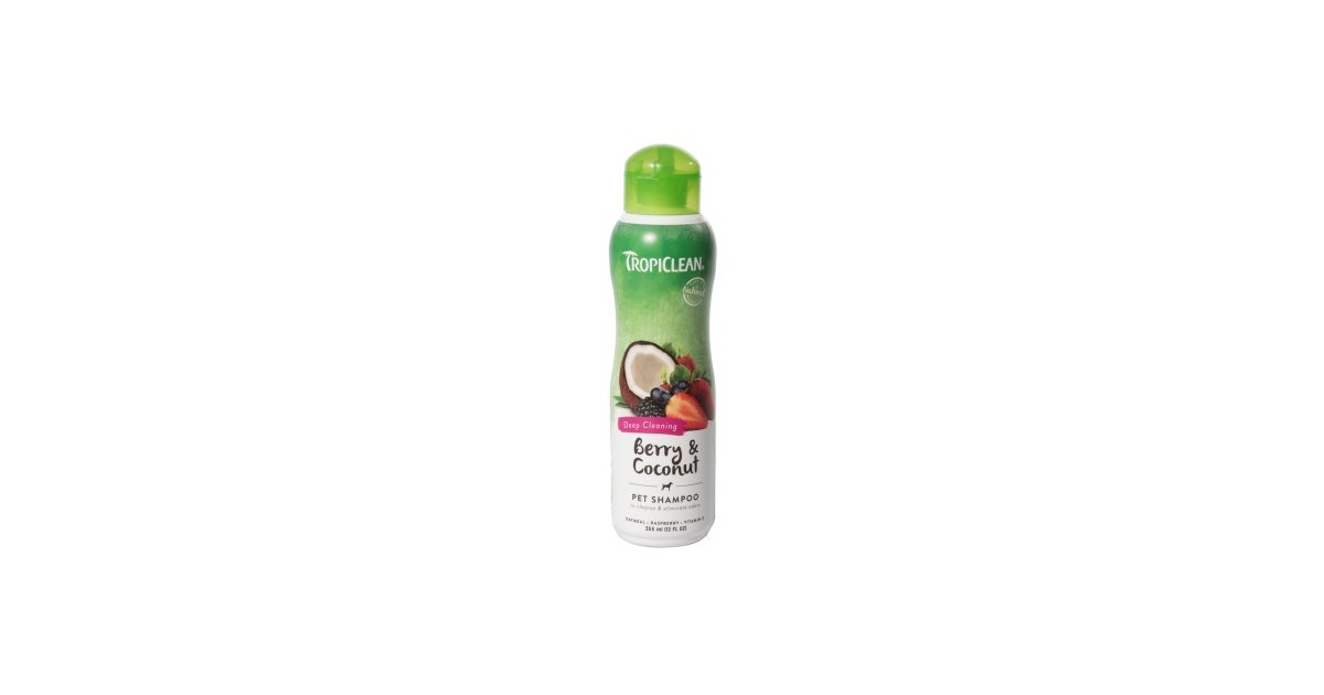 TropiClean Berry Coconut Deep Cleaning Shampoo 355ml Findogs Oy