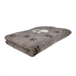 Kumipohjainen karva-alusta, Foxy Fur, Ruskea isot ja pienet tassut