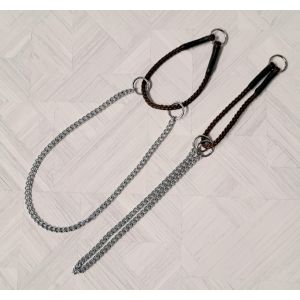 Puolikuristava ketju (ainevahvuus 2mm), kiristysosa 6mm ruskea pyöreä nylon