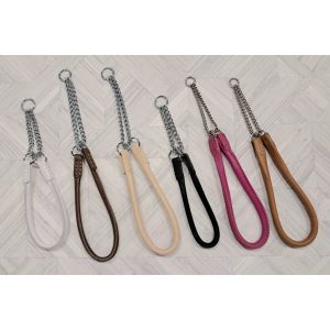 Puolikuristava hirvennahkapanta (pyöreä)