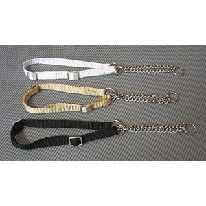 Puolikuristava nylonpanta, säädettävä (22-40cm),leveys 10mm