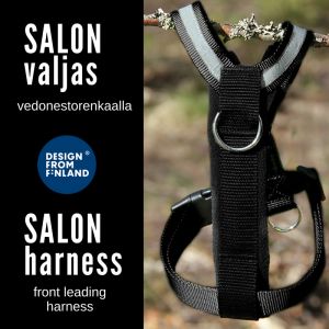 Finnero Salon- valjas, musta