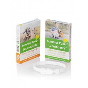 Symppis Summer Collar, luontopanta, tehoaa punkkeihin ja hyönteisiin
